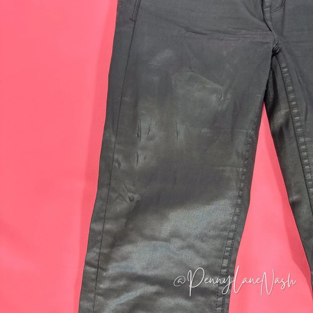 Madewell Coated Skinny Skinny Jeans Black